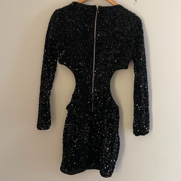 Sequin Cut out Dress - Picture 5 of 5